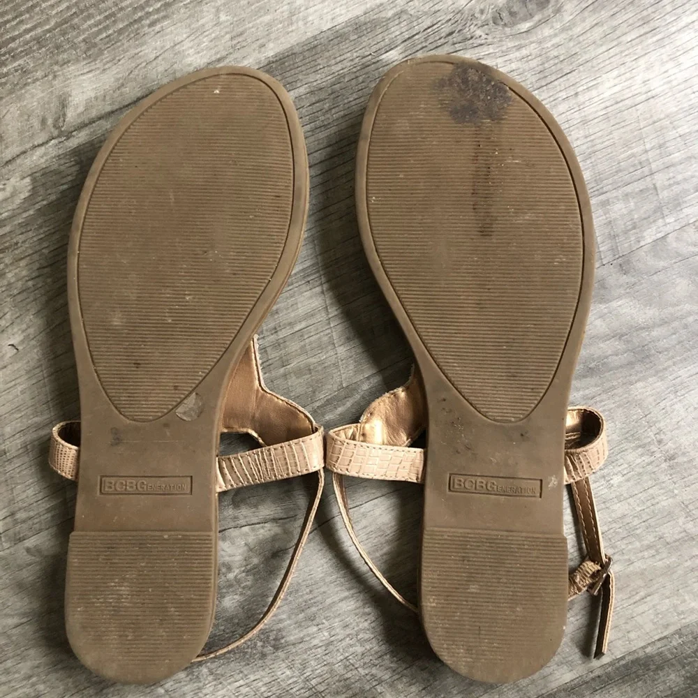 BCBGeneration Sequins Sandals size 8